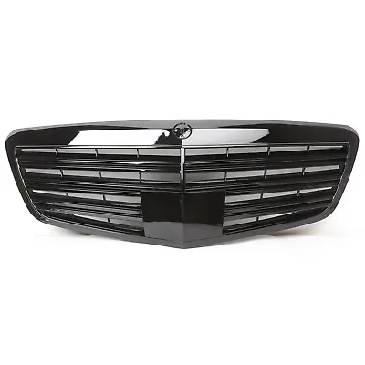 FRONT GRILLE GRILL FOR  Mercedes Benz S-Class W221 S550 S600 GLOSS BLACK 2010-13 • $129.99