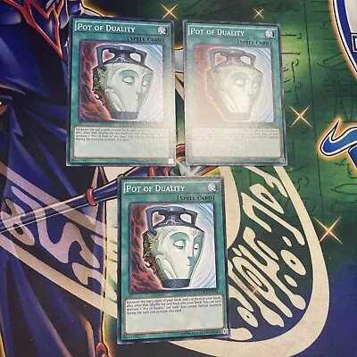 Yugioh! Pot Of Duality X3 LDK2-ENY34 Playset NEW Unlimited NM/M • $4.24