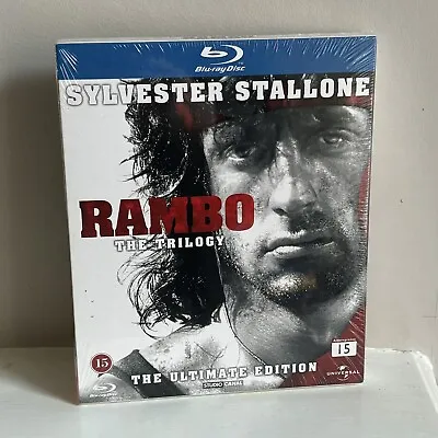 The Rambo Trilogy The Ultimate Edition Collection Blu Ray Set REGION FREE A B C • £24.99