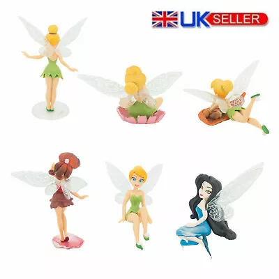 HOT! Flower Fairy Pixie Fly Wing Family Miniature Dollhouse Garden Decor  • £5.24