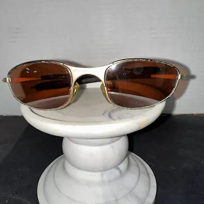 Vintage Oakley Sunglasses-Gold-RARE-used Condition • $105