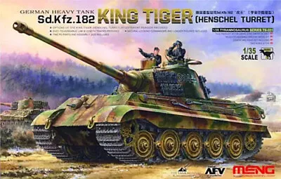 Meng SD.KFZ.182 King Tiger Henschel - Plastic Model Military Vehicle Kit - 1/35 • $46.21