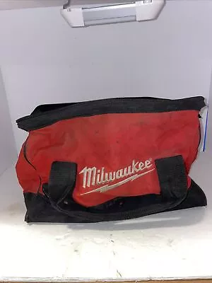 Milwaukee 16  Heavy Duty Tool Bag (16 X 9 X 7) USED GOOD SHAPE HAS SMALL HOLE • $10