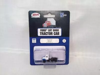 N Scale Atlas Ford Lnt 9000 Tractor Cab White & Blue Truck New D4 • $22.49