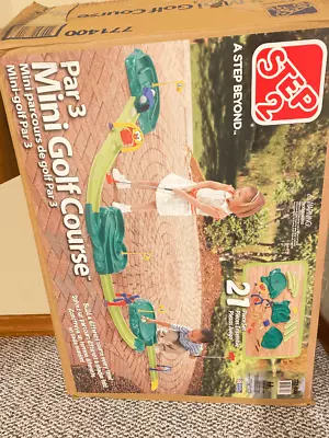 *RARE* Step 2 PAR 3 Snap Together Mini Golf Course USA - COMPLETE SET INCL. BOX • $75