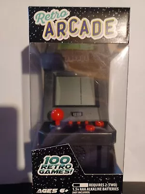 Retro Arcade Mini Handheld Game System Battery Operated With 100 Games- NEW • $10