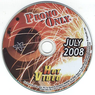 Hot Video July 2008 Promo Only DVD - Adele  Janet Jackson  Avril Lavigne  Nelly • $19.99