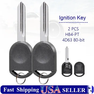 2 For 2004 2005 2006 2007 Ford F150 Ignition Chip Car Key Transponder 4D63 80bit • $12.89