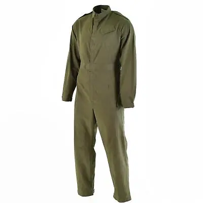 Original British Army Olive Green Suit Coverall Mechanics Jumpsuit Coveralls • $31.48