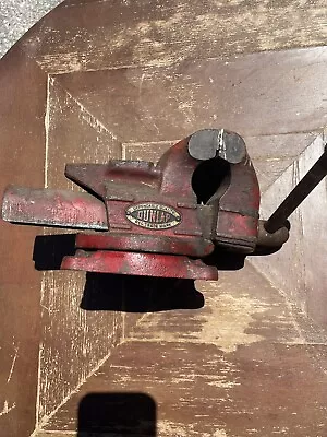 Vintage Dunlap Vise No 5244 Swivel Base Anvil 3-1/2 Jaws • $29.99