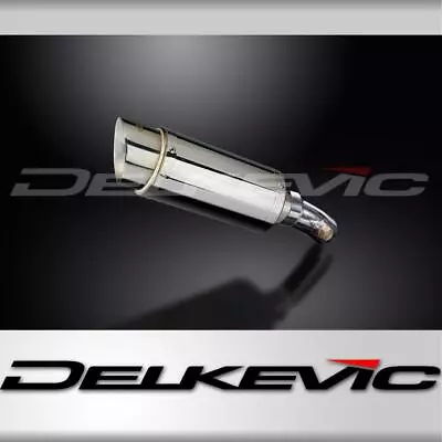 KAWASAKI KLE650 VERSYS 2007-2014 200mm ROUND STAINLESS SILENCER EXHAUST KIT • £164.99