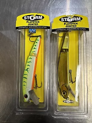 Storm Flatstick Lure Lot Of 2 Musky Pike Bass Strippers • $38