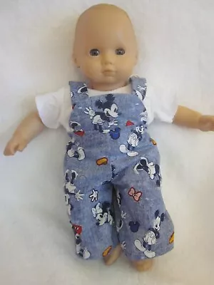 Bitty Baby Boy Doll Clothes/16 Inch/Mickey Mouse Overalls/t-shirt • $14