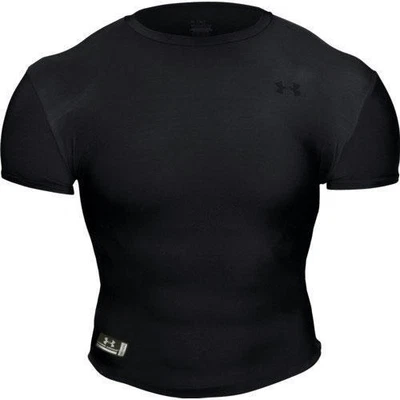 $24.99 • Buy Under Armour 1216007 Men's Black Tac Compression Heatgear T-Shirt - Size X-Large