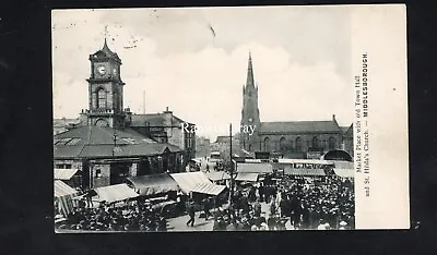 Pc Middlesborough Market Place   Yorkshire Posted 1904  #433 • £4.99
