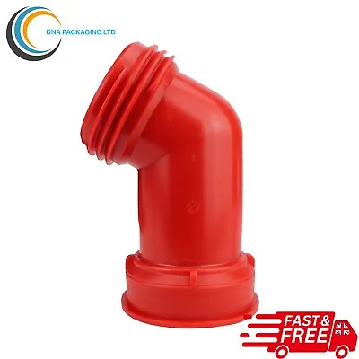 IBC Tank S100x8 (3 Inch) Female To IBC S100x8 (3 Inch) Male 45-degree Elbow Red • £7.74