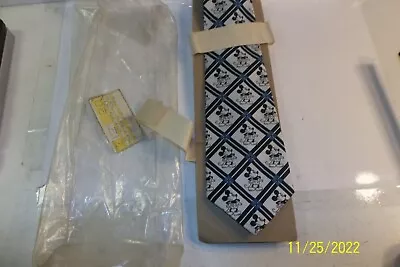 Vintage Cervantes Mickey & Minnie Mouse Tie - Walt Disney Production MADE IN USA • $23.39