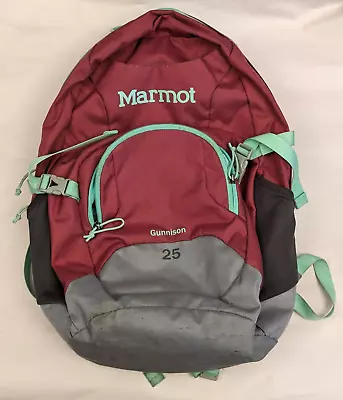 MARMOT Gunnison 25 Backpack Salmon Mint Green Gray • $29.99