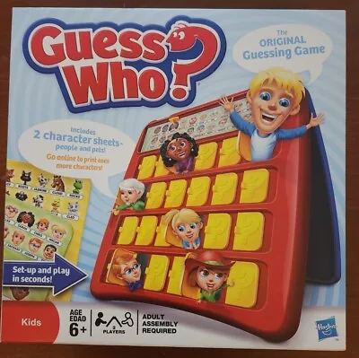 Guess Who? Board Game With Classic Characters By  USA Classic Children'S Myster • $6.99