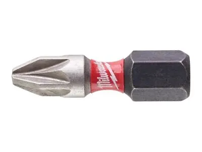 Milwaukee Power Tools - SHOCKWAVE™ Impact Duty Bits PZ2 X 25mm (Pack 2) • £4.99