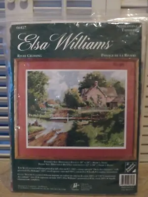 Elsa Williams RIVER CROSSING Needlepoint Kit #06417 Ian Ramsay New Open Package • $21.95