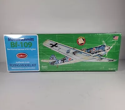 Guillow's MESSERSMITT BF-109 WW2 Fighter Model Kit #505 NEW / SEALED! • $22