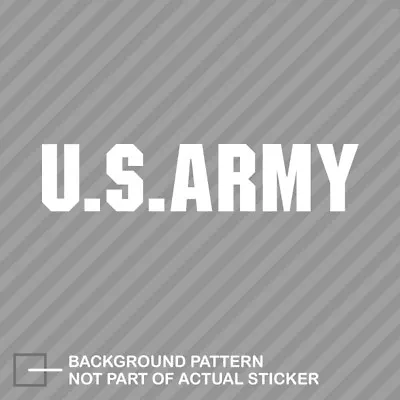 U.S. Army Sticker Decal Vinyl US United States • $4.96