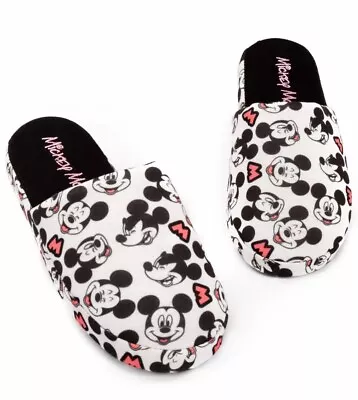 Disney Mickey Mouse Women's Slippers M Ladies Shoes 7.5/8.5 US • $20.71