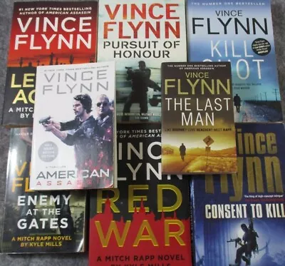 Vince Flynn Novels Large Selection Combine Postage Complete The Collection • $6.43