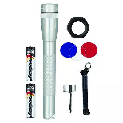 MAGLITE Mini Pro LED Flashlight 2-Cell AA Combo Pack Silver #SP2P10C • $37.68