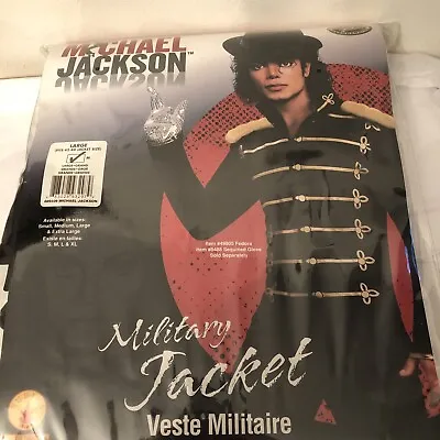 $22.99 • Buy Michael Jackson Military Jacket Costume Accessory Adult Large (42-44) - NEW!