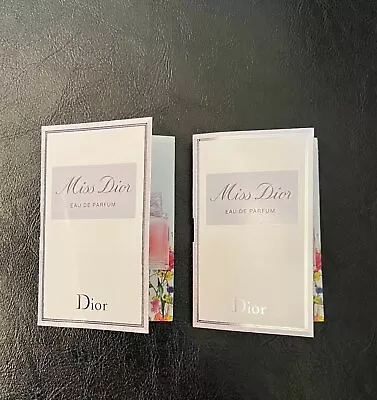 Lot Of 2 X Miss Dior Eau De Parfum EDP Sample Spray 0.03oz/1ml Each New Fastship • $13