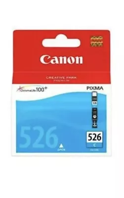 Genuine Canon CLI-526CLI526 Cyan Ink Cartridge For MG6250 MG6150 MG8150 • $26.99