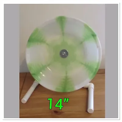 14” AFRICAN PYGMY HEDGEHOG RATGERBILHAMSTERMOUSE EXERCISE WHEEL Bucket • £21.99