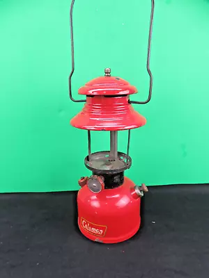 Coleman Red 200A Black Band Lantern 4-53 Everything Works • $58