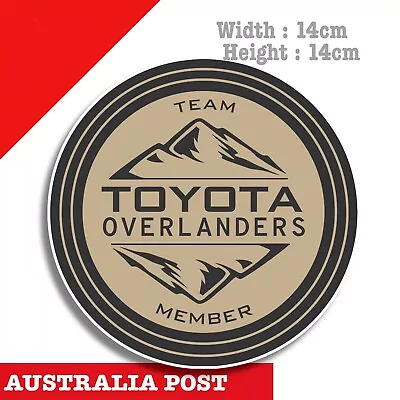 Toyota Outlanders Member Logo  4WD 4x4 Off Road Hilux Toyota  Sticker • $9.99