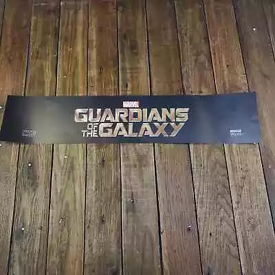 Marvel Guardians Of The Galaxy 2014 Double Sided Movie Theater Mylar Poster 5x25 • $29.99