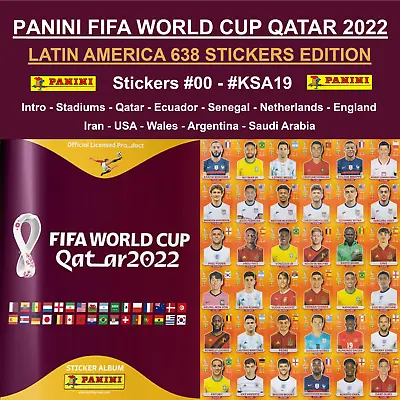 $3.50 • Buy Panini World Cup QATAR 2022 - Latin America Edition - Stickers #00 - #KSA19