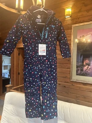 $65 • Buy NWT Roxy Girls One Piece Dry Flight Ski Suit