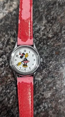 Vintage Disney Mini Mouse  Lorus  Quartz Watch Original • $18