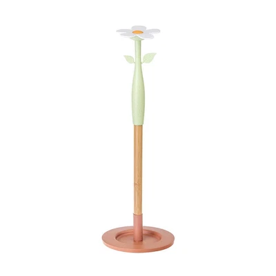 $24 • Buy Vigar Florganic Triple Toilet Roll Tissue Holder Bamboo Bath Organiser Storage
