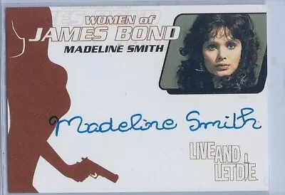 James Bond Quotable WA25 Madeline Smith As Miss Caruso Autograph Card • $73.89