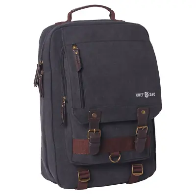 Chef Knife Premium Canvas Retro Backpack | 30+ Slots For Knives & Kitchen Tools • $159.99