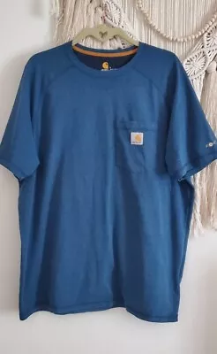 Carhartt Men's Force Cotton Delmont Short Sleeve T-Shirt Size L • $12