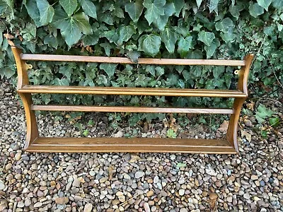 Ercol Elm Wall Hanging Plate Rack. Vintage Retro 1960s/70s. • £75