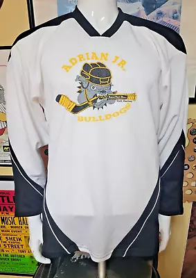 Adrian College Bulldogs Jr Ice Hockey Jersey  Small MI AC Nice • $19.99