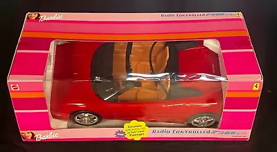 Barbie RC FERRARI F355 GTS Radio Controlled Red Car R/C Convertible Vehicle  • $343.77