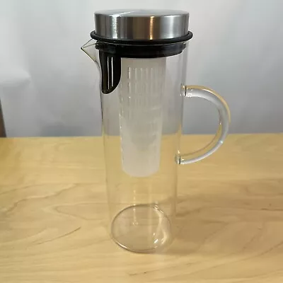 Water Infuser Glass Pitcher - Fruit Infusion Flavor. Tea Infusion Vessel. • $10