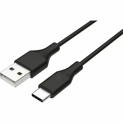 Usb To Usb C Charging Cable 1 Metre Phone Tablet Computer Cord Fast Charge Black • $4.95