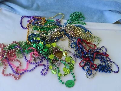 Lot Of 26 Vintage To Now Mardi Gras Beads Necklaces New Orleans Mixed Lot • $15